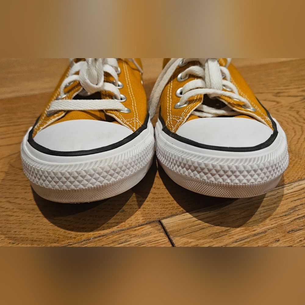 Converse Chuck Taylor All Star Saffron Yellow Sneakers - Unisex Women's 9.5 - Picture 14 of 16